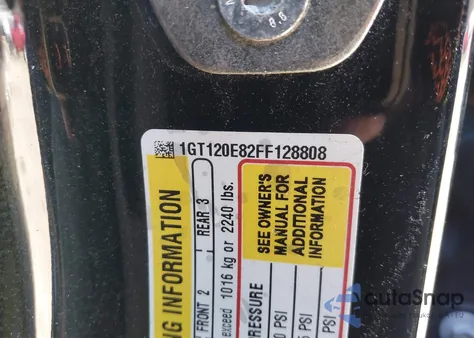 2015 GMC Sierra 2500Hd Denali from USA, damaged, VIN 1GT120E82FF128808